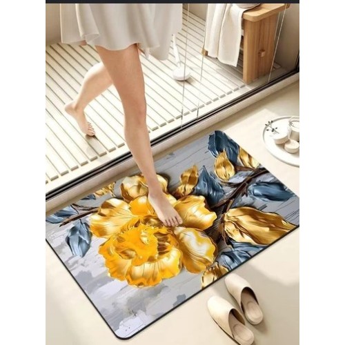  Flower Print Doormat