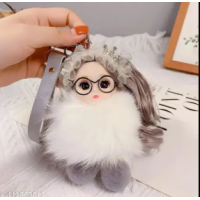 Doll with specs keyrings