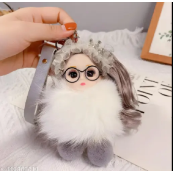 Doll with specs keyrings