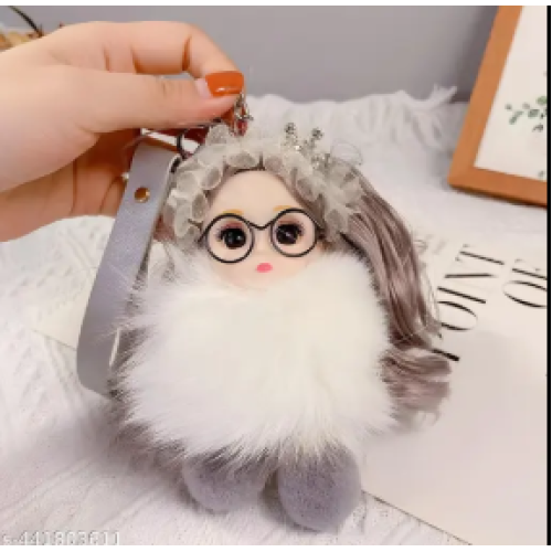 Doll with specs keyrings