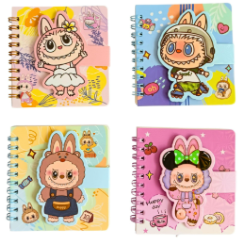 Labubu Small Spiral DIary
